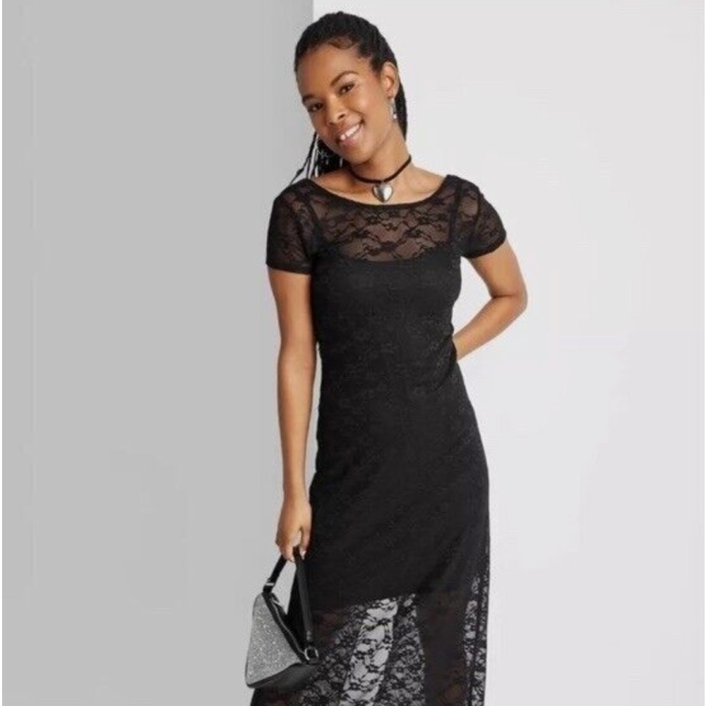 Wild Fable Sheer Lace maxi dress